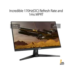 مانیتور ایسوس مدل TUF Gaming VG27AQA1A سایز 27 اینچ