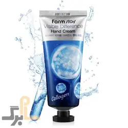 کرم دست روشن کننده و آبرسان کلاژن فارم استی 100میل