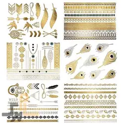 تاتو موقت جواهر شیمر Shimmer - تتو شیمر Metallic
