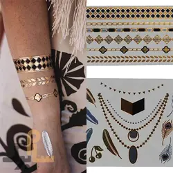 تاتو موقت تتو موقت بدن مدل hot jewels