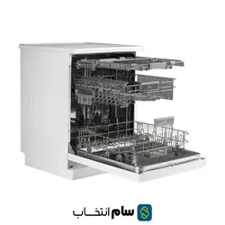 ماشین ظرفشویی سام مدل DW-186W ظرفیت 15 نفره