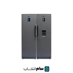 يخچال و فريزر دوقلو اسنوا مدل SN6-SN5-1019SS