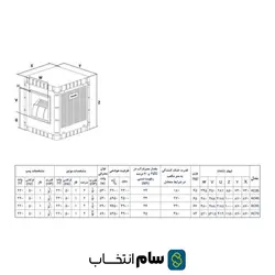 کولر آبی آبسال AC70