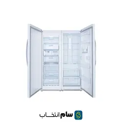 یخچال فریزر دوقلو هیمالیا مدل پاناروما پلاس (استیل)