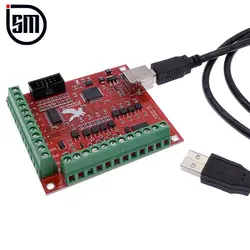 برد کنترلر CNC چهار محور USB Mach3 با خروجی ۱۰۰KHz