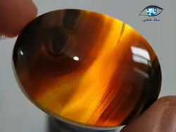 عقیق جزع سیاه درشت کلکسیونی 14.2 گرم