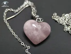 نیم ست کوارتز صورتی شامل دستبند، آویز و گوشواره 23 گرم