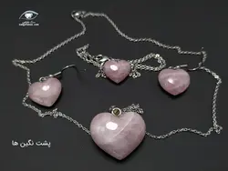 نیم ست کوارتز صورتی اصل