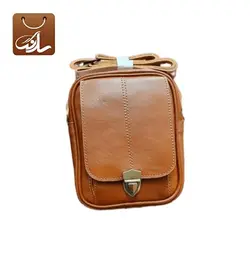 کیف دوشی چرمی قفل ناخنی کوچک