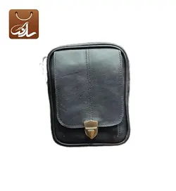 کیف دوشی چرمی قفل ناخنی کوچک