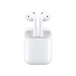 هدفون بی‌ سیم اپل مدل AirPods 2 همراه با محفظه شارژ با ضمانت اصالت و سلامت فیزیکی