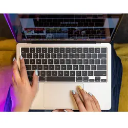 لپ تاپ 13.6 اینچی اپل مدل 2022 MacBook Air MLY13 M2 256GB SSD