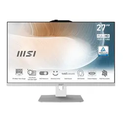 کامپیوتر همه کاره 24 اینچی ام اس آی مدل AM242P 12M Core i5 1240P 16GB 500GB SSD به همراه موس و کیبورد بیسیم