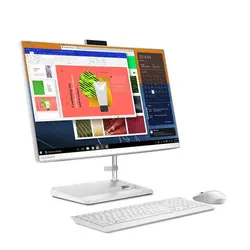 کامپیوتر همه کاره لمسی 23.8 اینچی لنوو مدل AIO3 Core i5 1135G7 8GB 1TB 2GB MX450 FHD