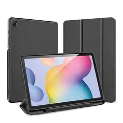 کیف کلاسوری مناسب تبلت سامسونگ Tab S6 Lite P613 با جای قلم