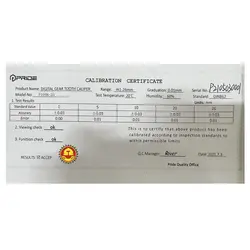 کولیس دیجیتال پراید مدل P1048-25 گستره 1 - 26 میلیمتر