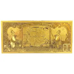 اسکناس یادبود 1000 روکش آب طلا