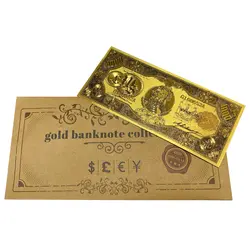اسکناس یادبود 1000 روکش آب طلا