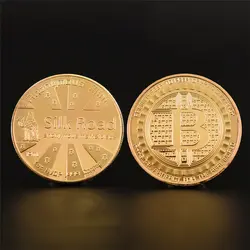 سکه طلایی بیت کوین - طرح Silk Road