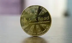 سکه طلایی بیت کوین - طرح Silk Road