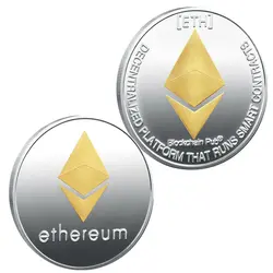 سکه نقره ای اتریوم Ethereum