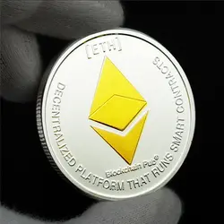 سکه نقره ای اتریوم Ethereum