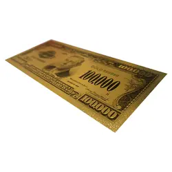 اسکناس 100.000 دلار آمریکا روکش آب طلا