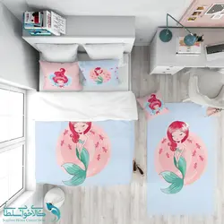 روتختی طرح پری دریایی سایز یکنفره کد A1770