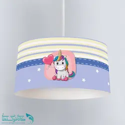 لوستر اتاق کودک طرح اسب تکشاخ کد A1208