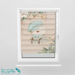 پرده زبرا اتاق کودک طرح اقا خرسه کد A2315