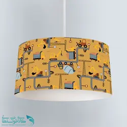 لوستر اتاق کودک طرح ساخت و ساز کد A2610