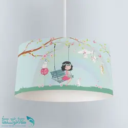 لوستر اتاق کودک طرح دخترک مهربون کد A2711