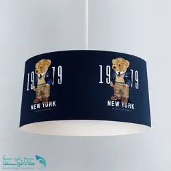 لوستر اتاق کودک طرح تدی با ادب کد A2684