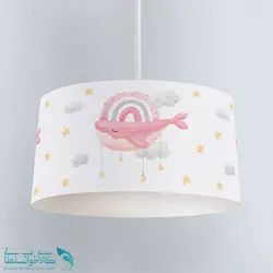 لوستر اتاق کودک طرح نهنگ کد A2750