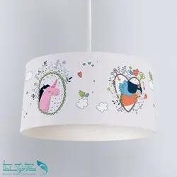لوستر اتاق کودک طرح فرشته و تکشاخ کد A2754