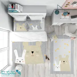 روتختی طرح خرگوش سایز یکنفره کد A2760