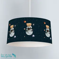 لوستر اتاق کودک طرح خرس فضانورد کد A2809
