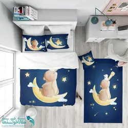 روتختی طرح ماه و ستاره سایز یکنفره کد A2784