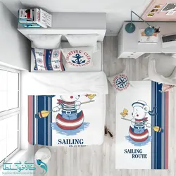 روتختی طرح ملوان سایز یکنفره کد A2849