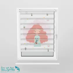 پرده زبرا اتاق کودک طرح کاکتوس کد A2944
