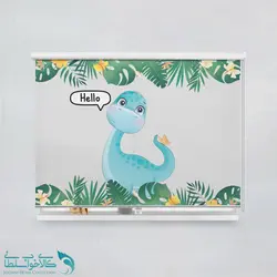 پرده شید اتاق کودک طرح دایناسور کیوت کد A2917