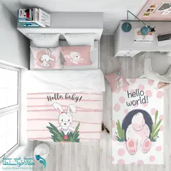 روتختی طرح خرگوش ناناز سایز یکنفره کد A3770