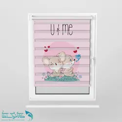 پرده زبرا اتاق کودک طرح موش کد A3787
