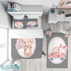 روتختی طرح تدی گوگولی سایز یکنفره کد A3783