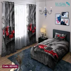 روتختی طرح ماشین یکنفره کد BD1033