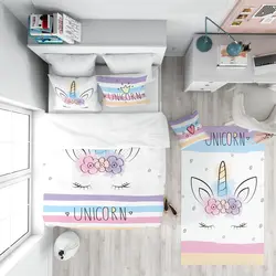 روتختی طرح اسب تک شاخ سایز یکنفره کد A2976