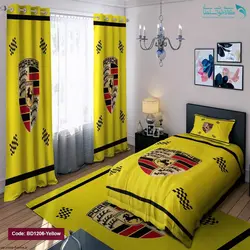 روتختی طرح لوگوی ماشین زرد یکنفره کد BD1206