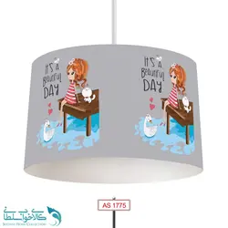 لوستر اتاق کودک طرح دختر عاشق کد A1775