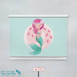 پرده شید اتاق کودک طرح اریل کد A1770