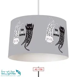 لوستر اتاق کودک طرح گربه کد A1758